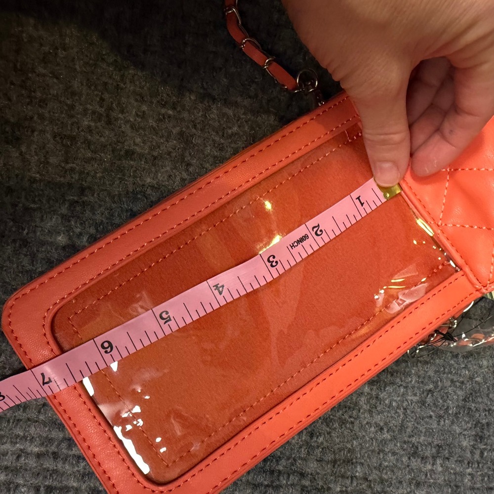 NWT Studio Badgley Mischka Phone Crossbody Bag Pink Quilted Stud Travel Festival - Picture 10 of 12